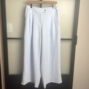 Topshop Baby Blue Wide Leg Trousers Size US 8